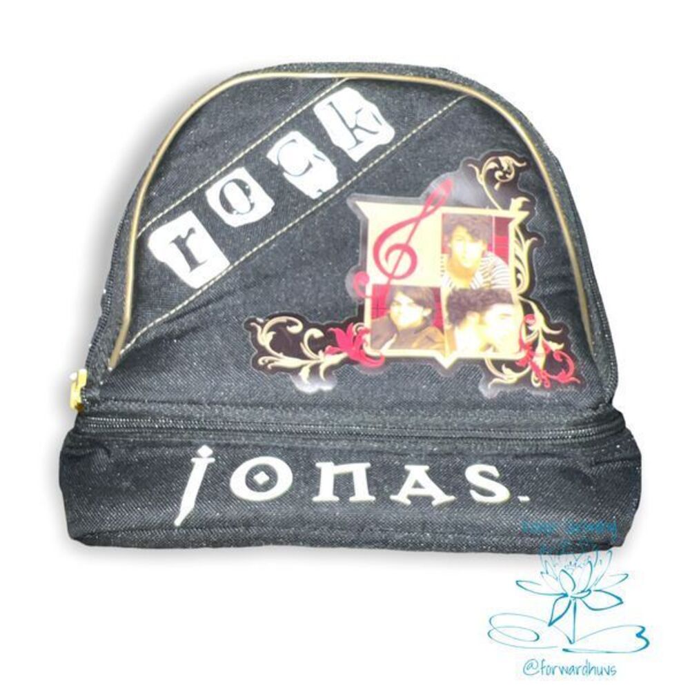 Rock Jonas Brothers ZAK! Insulated Lunch Bag Black